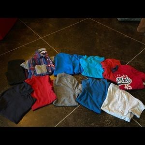 Small lot of boys size 8 shirts
